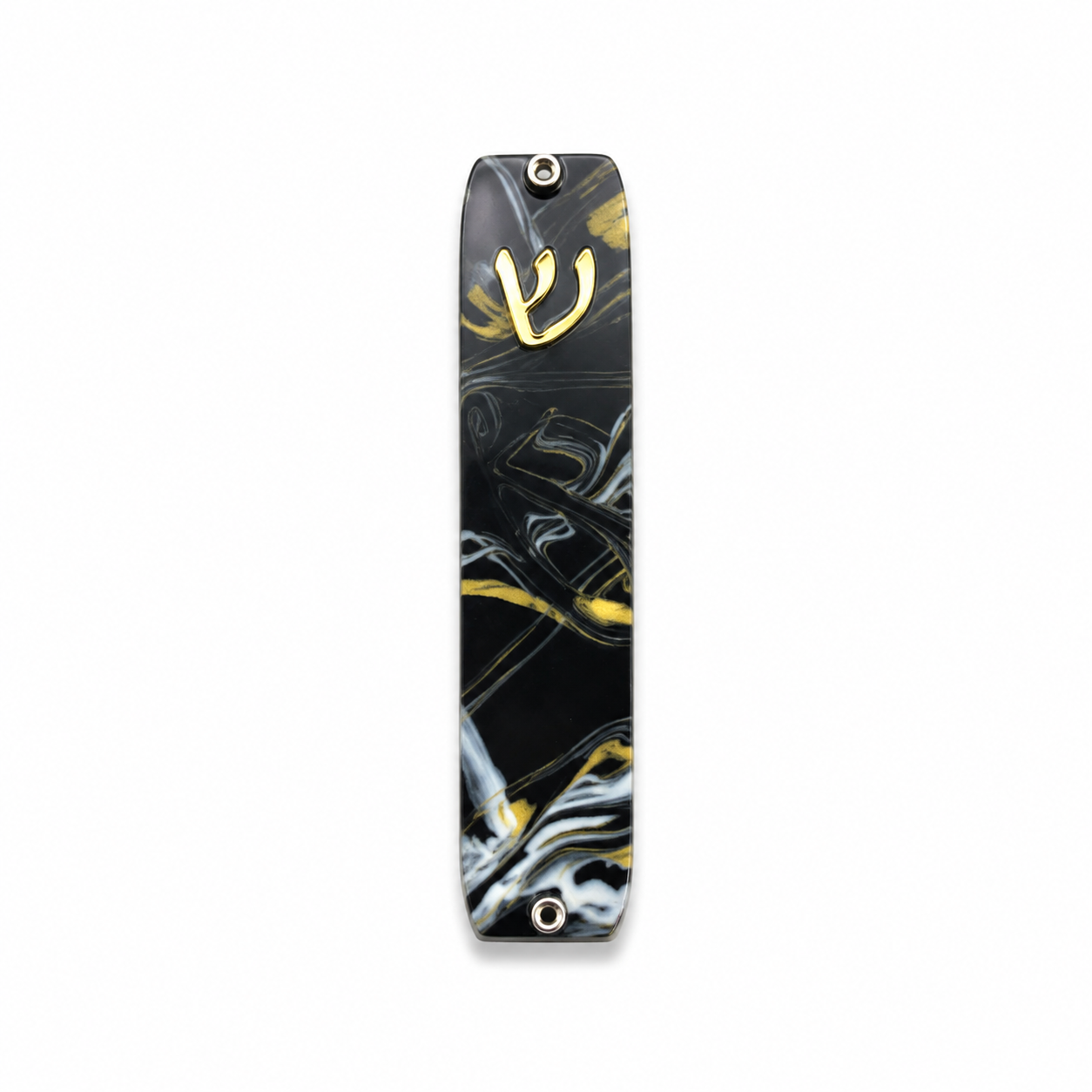 Genesis Small Mezuzah for Door – Handmade Premium Clear Acrylic Case – Model LSN-20086