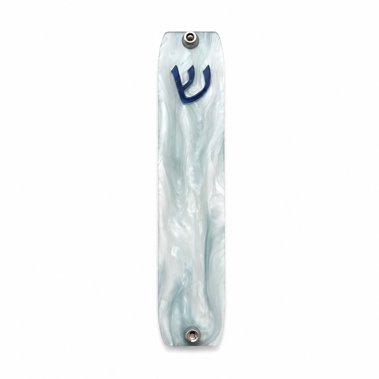 Genesis Small Mezuzah for Door – Handmade Premium Clear Acrylic Case – Model LSN-20089