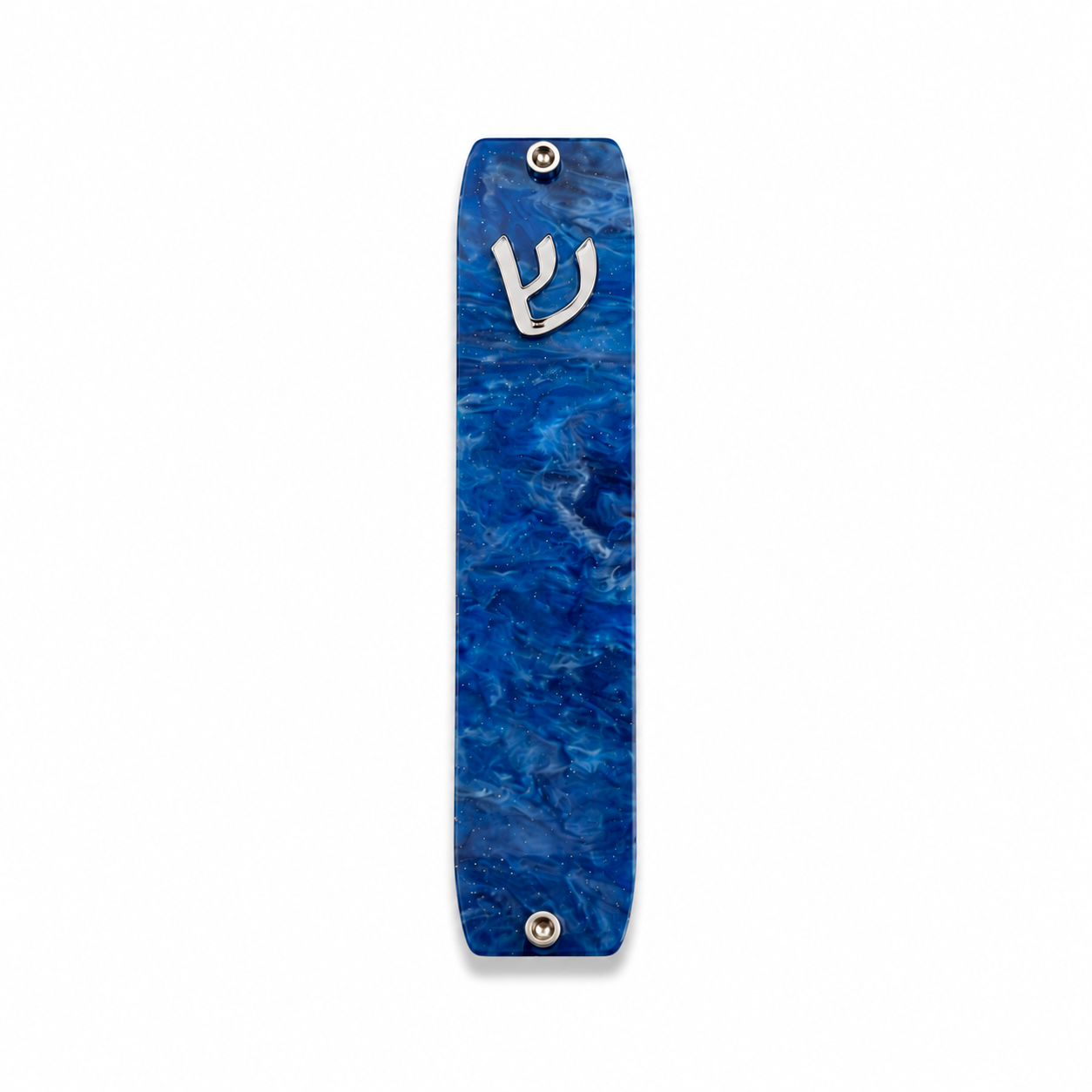 Genesis Small Mezuzah for Door – Handmade Premium Clear Acrylic Case – Model LSN-20091