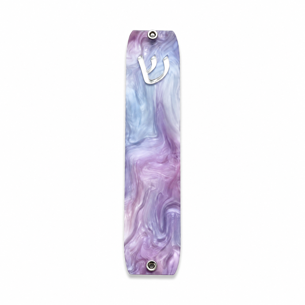 Genesis Small Mezuzah for Door – Handmade Premium Clear Acrylic Case – Model LSN-20098