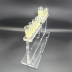 Large Personalized Classic Noa Collection Chanukiah – Custom Engraved Acrylic Hanukkah Menorah | Model # LSN-2401
