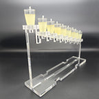 Large Personalized Step Noa Collection Chanukiah – Custom Engraved Acrylic Hanukkah Menorah | Model # LSN-2405