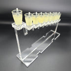Large Personalized Step Noa Collection Chanukiah – Custom Engraved Acrylic Hanukkah Menorah | Model # LSN-2405