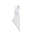 Genesis Map of Israel Mezuzah for Door – Handmade Premium Clear Acrylic Case – Model LSN-30006