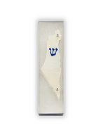 Genesis Map of Israel Mezuzah for Door – Handmade Premium Clear Acrylic Case – Model LSN-30012
