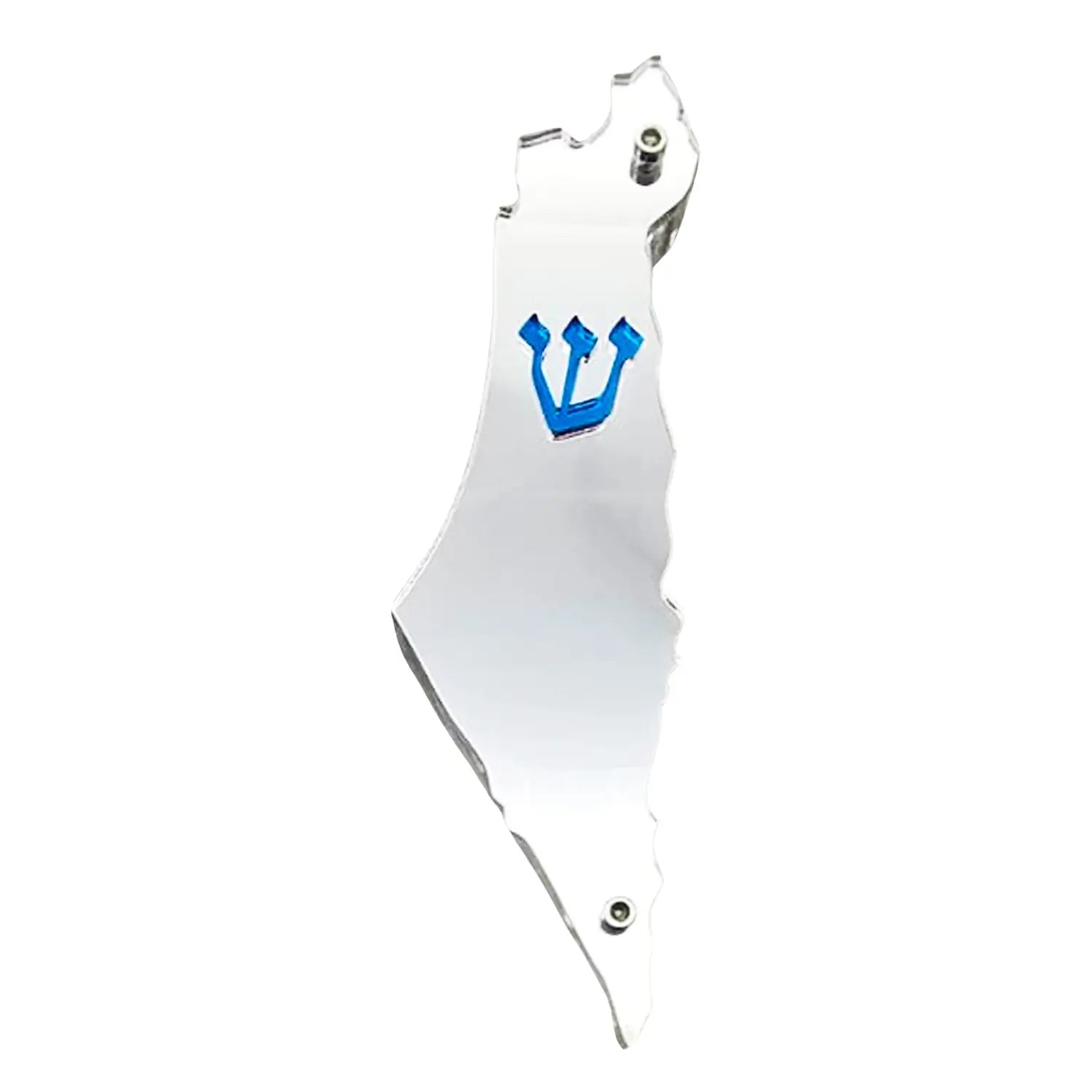 Genesis Map of Israel Mezuzah for Door – Handmade Premium Clear Acrylic Case – Model LSN-30013