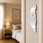 Genesis Map of Israel Mezuzah for Door – Handmade Premium Clear Acrylic Case – Model LSN-30014