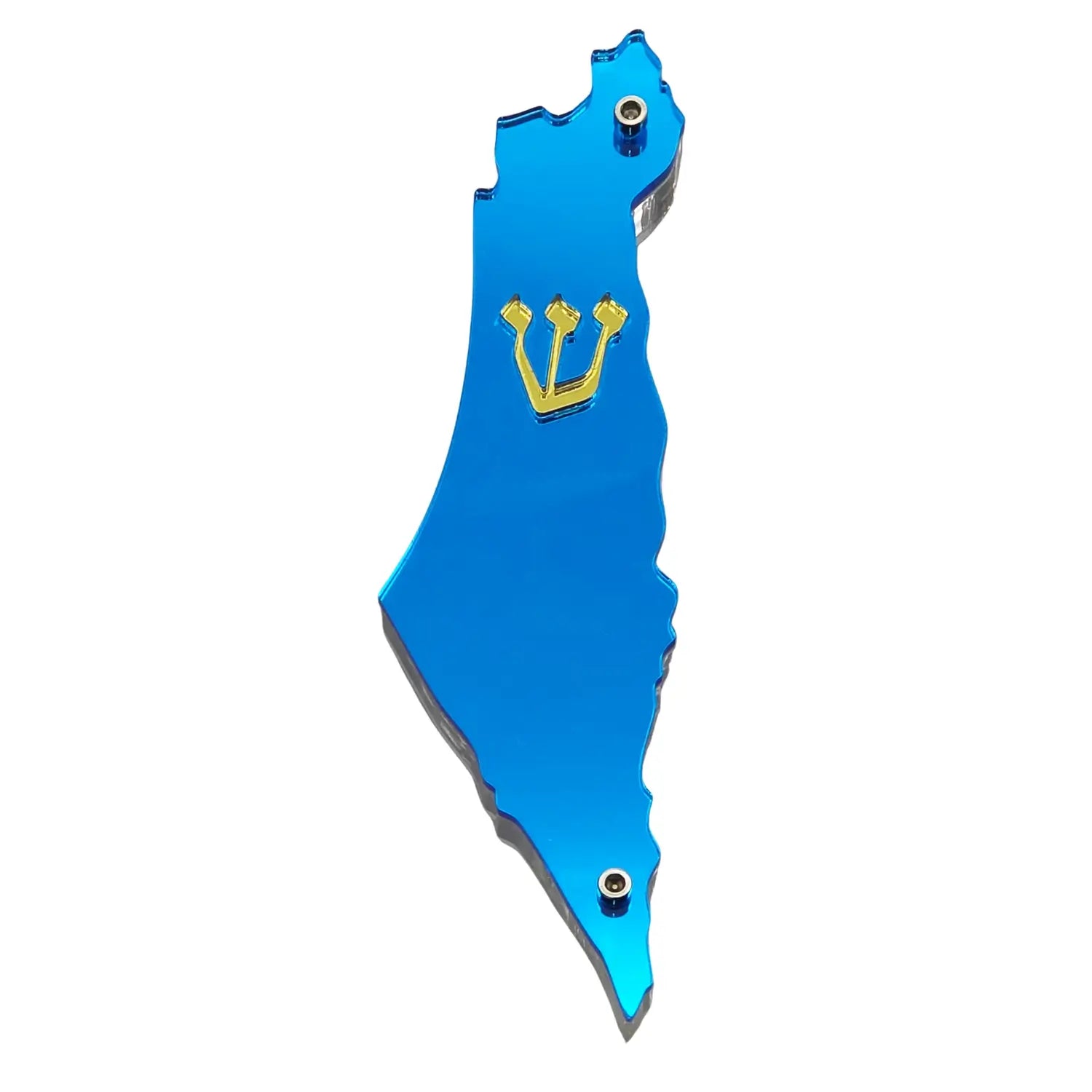 Genesis Map of Israel Mezuzah for Door – Handmade Premium Clear Acrylic Case – Model LSN-30015
