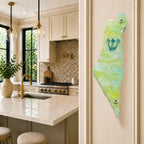 Genesis Map of Israel Mezuzah for Door – Handmade Premium Clear Acrylic Case – Model LSN-30017