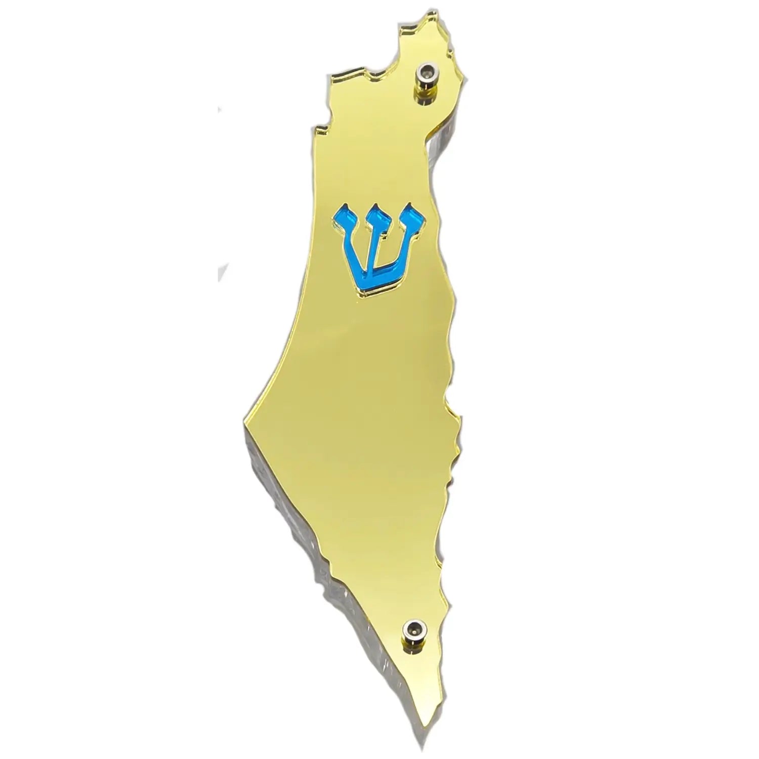 Genesis Map of Israel Mezuzah for Door – Handmade Premium Clear Acrylic Case – Model LSN-30019