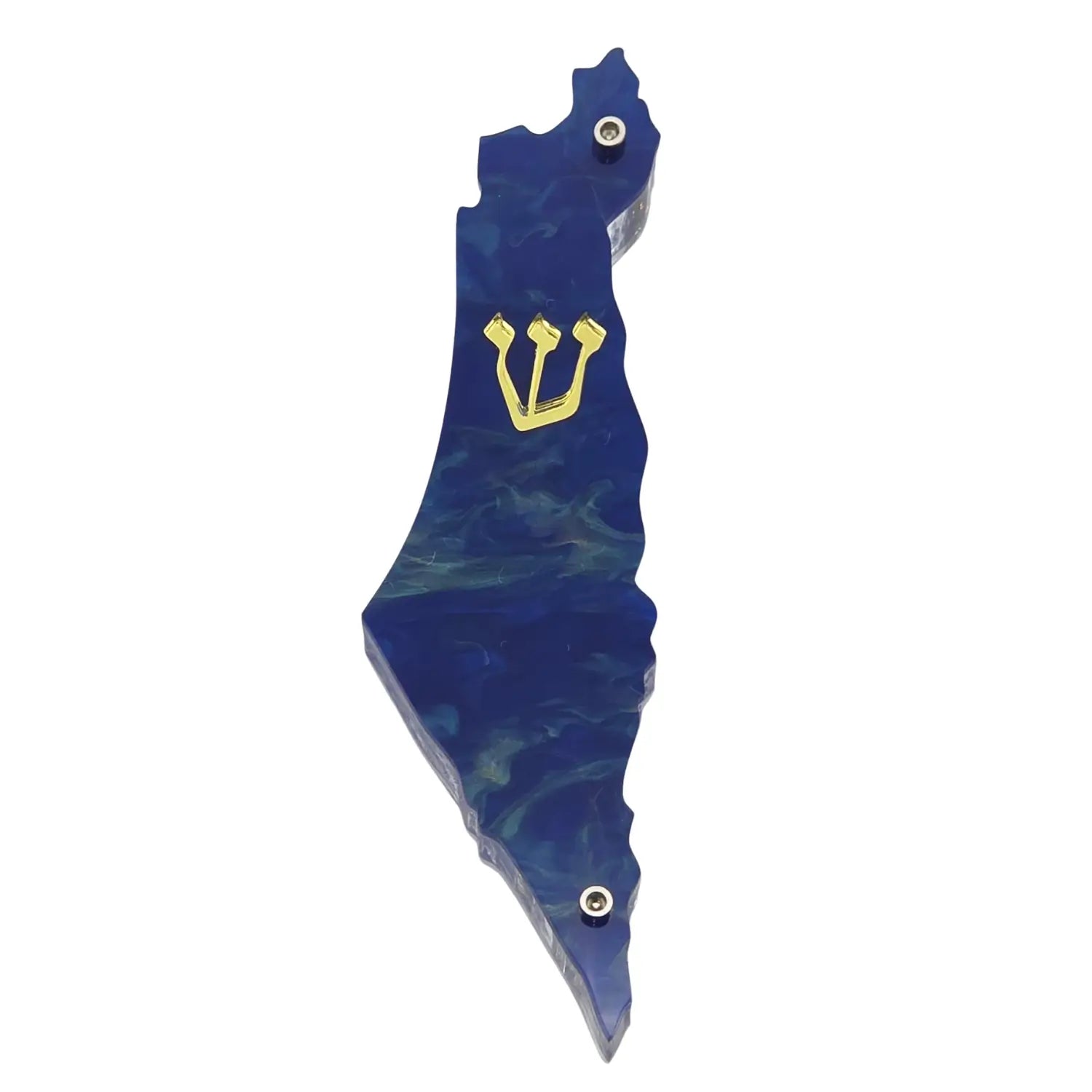 Genesis Map of Israel Mezuzah for Door – Handmade Premium Clear Acrylic Case – Model LSN-30020