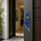 Genesis Map of Israel Mezuzah for Door – Handmade Premium Clear Acrylic Case – Model LSN-30020