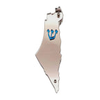 Genesis Map of Israel Mezuzah for Door – Handmade Premium Clear Acrylic Case – Model LSN-30021