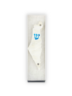 Genesis Map of Israel Mezuzah for Door – Handmade Premium Clear Acrylic Case – Model LSN-30023