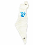 Genesis Map of Israel Mezuzah for Door – Handmade Premium Clear Acrylic Case – Model LSN-30023