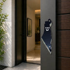 Genesis Map of Israel Mezuzah for Door – Handmade Premium Clear Acrylic Case – Model LSN-30026