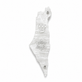Genesis Map of Israel with David Star Mezuzah for Door – Handmade Premium Clear Acrylic Case – Model LSN-30532