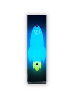 Genesis Kids Collection Rocket Glow In The Dark Mezuzah for Door – Handmade Premium Clear Acrylic Case – Model LSN-40003