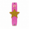 Genesis Kids Collection Star Glitters In The Dark Mezuzah for Door – Handmade Premium Clear Acrylic Case – Model LSN-40009