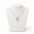 Chai Necklace 2.5 x 2.5 cm – Silver Stainless Steel Jewish Pendant | Unisex Gift LSN-6042