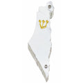 Genesis Map of Israel Mezuzah for Door – Handmade Premium Clear Acrylic Case – Model LSN-30031