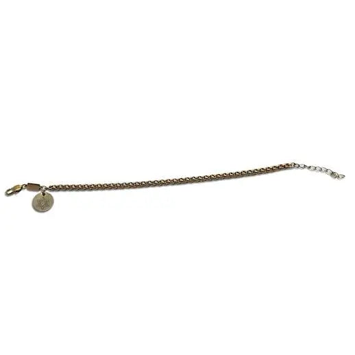 Star of David Bracelet – [Silver] Stainless Steel Jewish Single Chain Bracelet | Unisex Gift