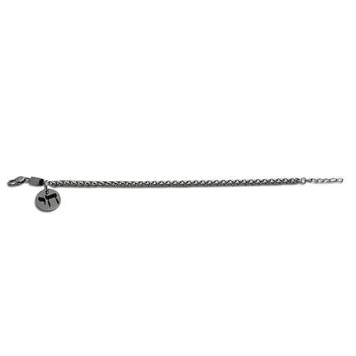 Chai Bracelet – [Silver] Stainless Steel Jewish Single Chain Bracelet | Unisex Gift